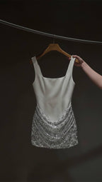 Sequin Strap Dress